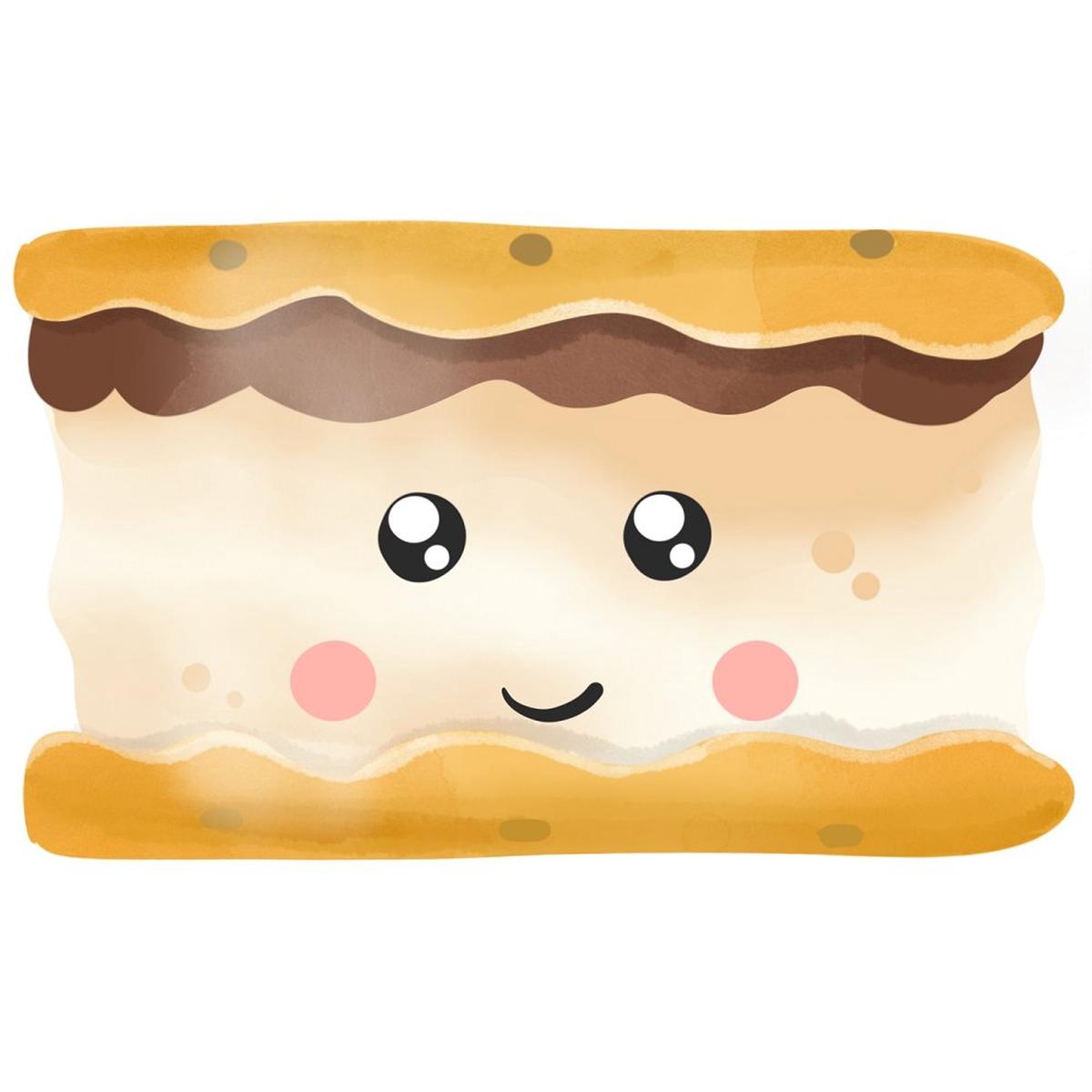 Cute Smores #3 Fabric Panel