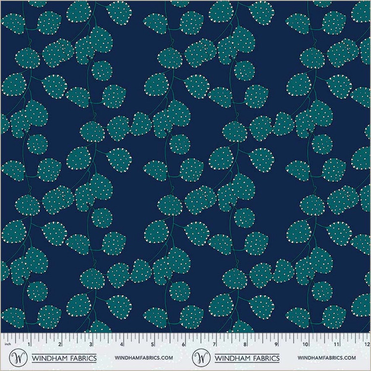 Sunshine Honesty Indigo High Density Cotton 44"/45" Fabric Per Yard