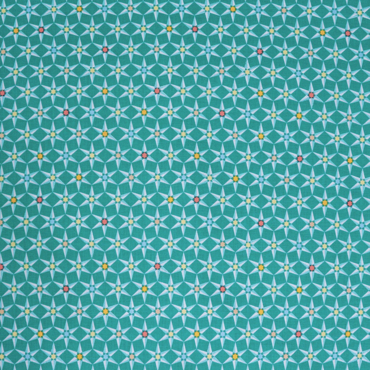 Cityscape Day Fabric Collection - Star Teal