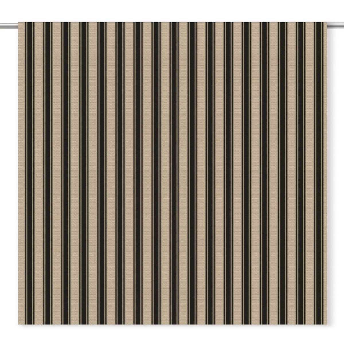 'Francesca' Fabric by the Yard (Beige/ Black)