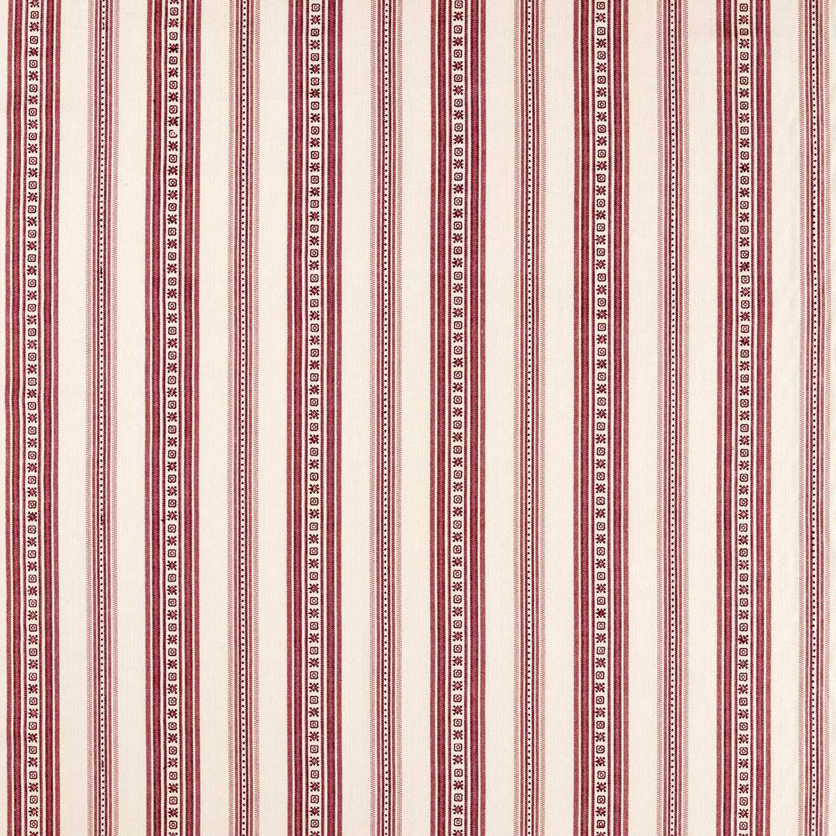MORRIS & CO Dallington Stripe Fabric Stripes Mulberry - MSTR237701
