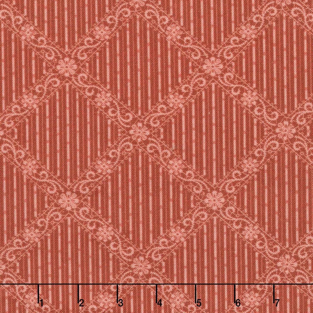Canterbury - Diamond Lace Red Yardage