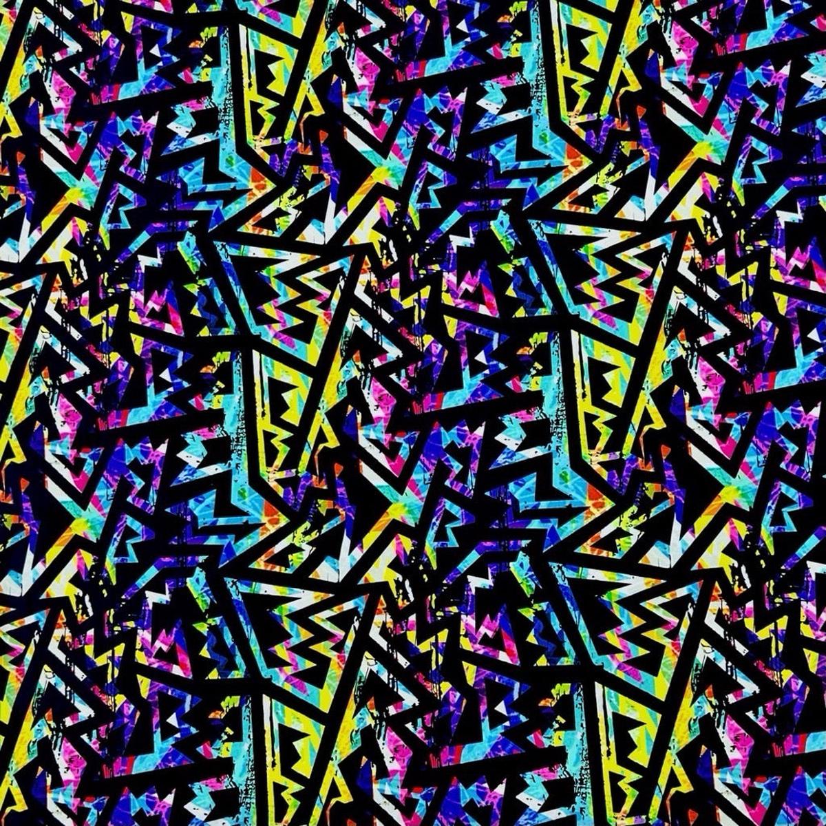 Neon Shock Active Wear Jersey Fabric