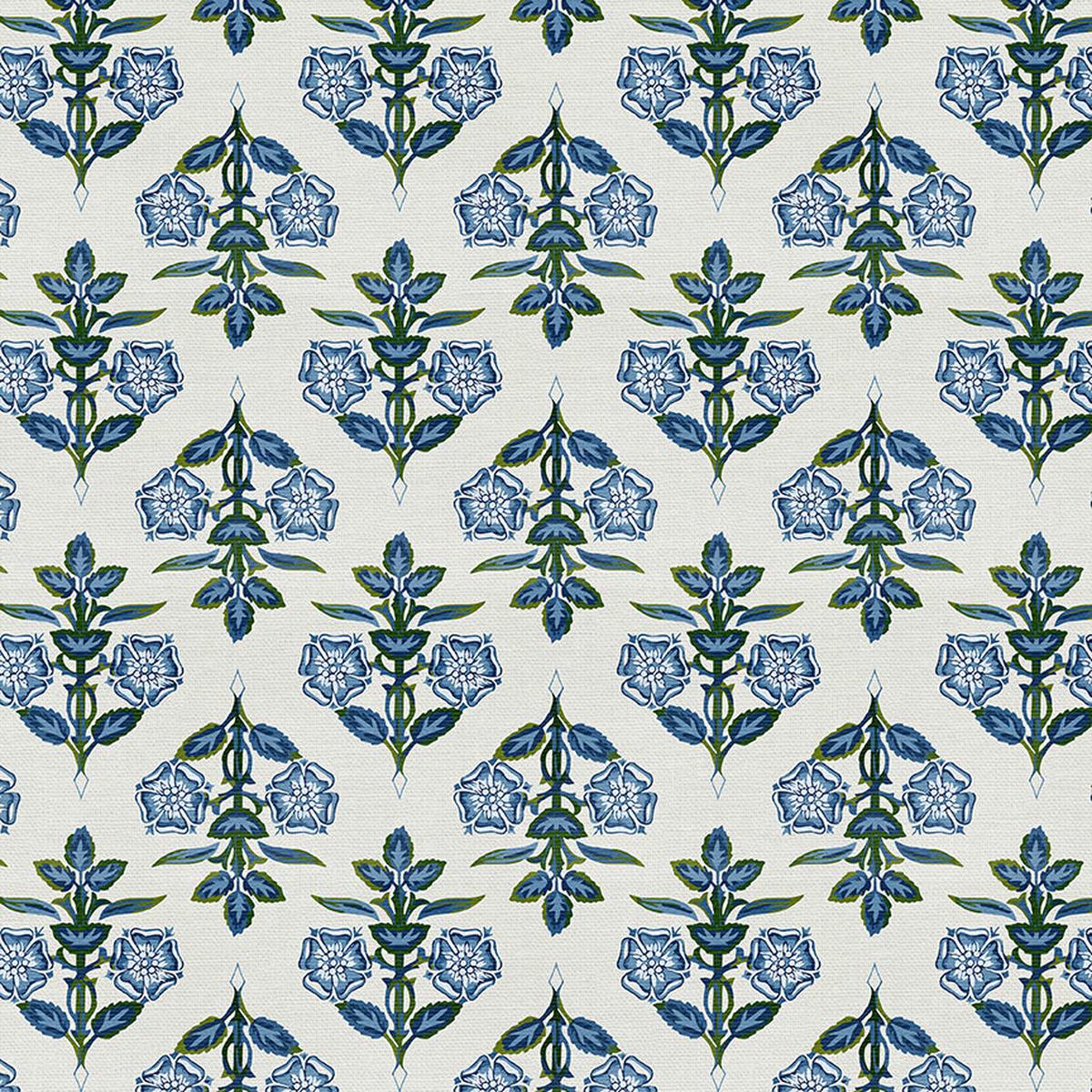 Ornamental Garden - Blue/Green - Quilting Cotton - Wide