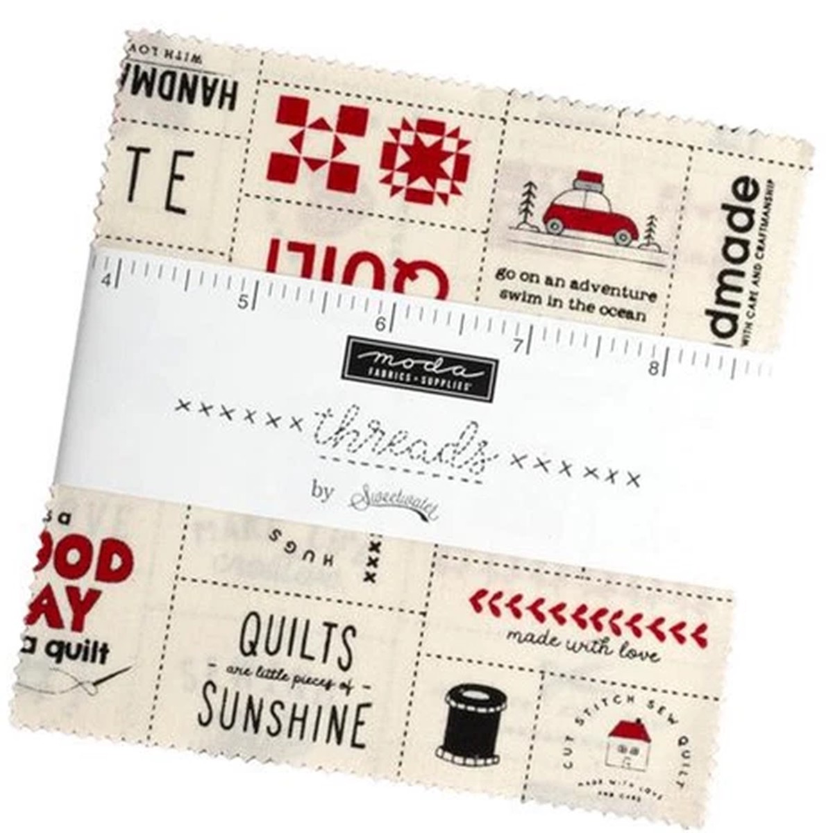 Threads Charm Pack by Sweetwater for Moda Fabrics