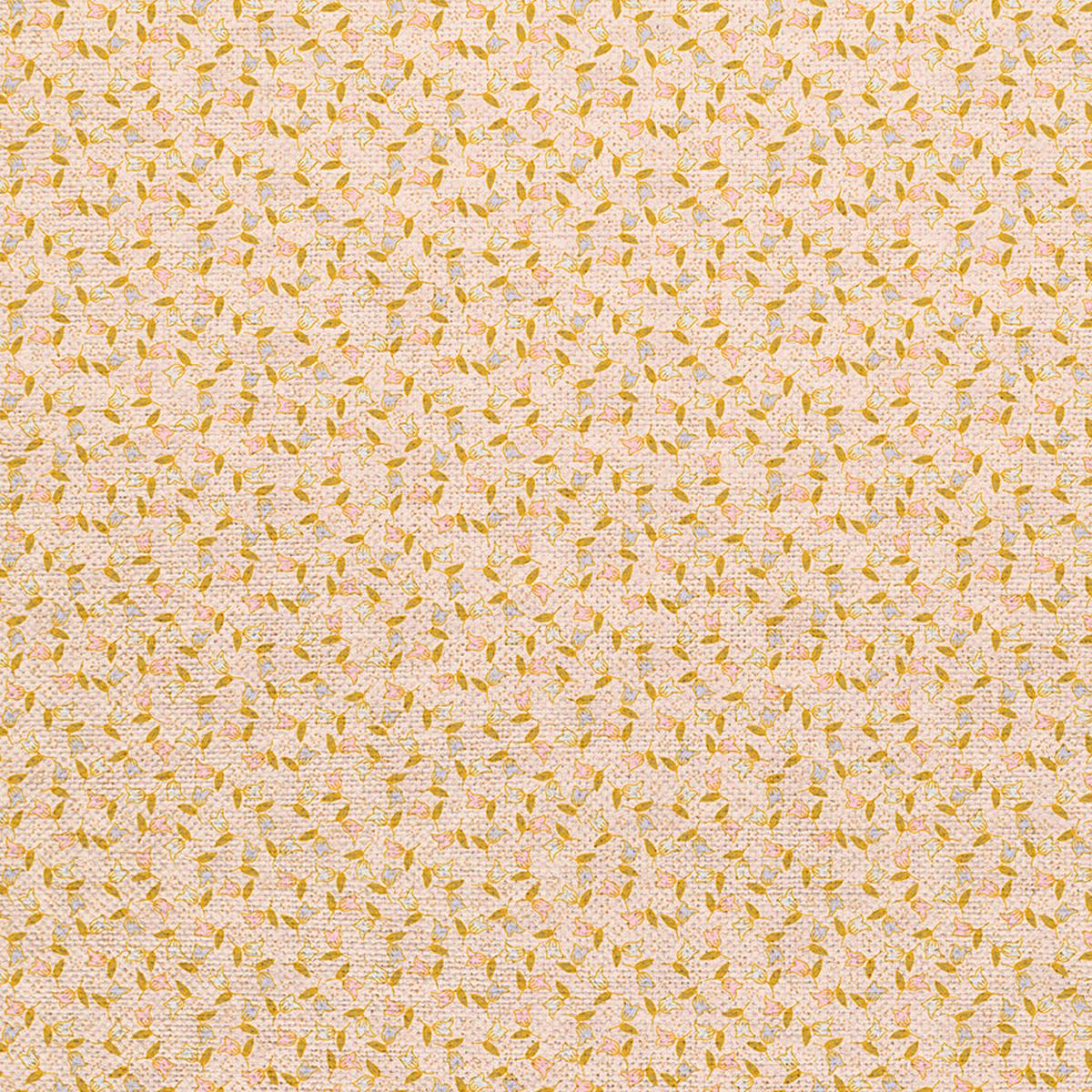 Ditsy Tulip - Blue/Gold - Canvas