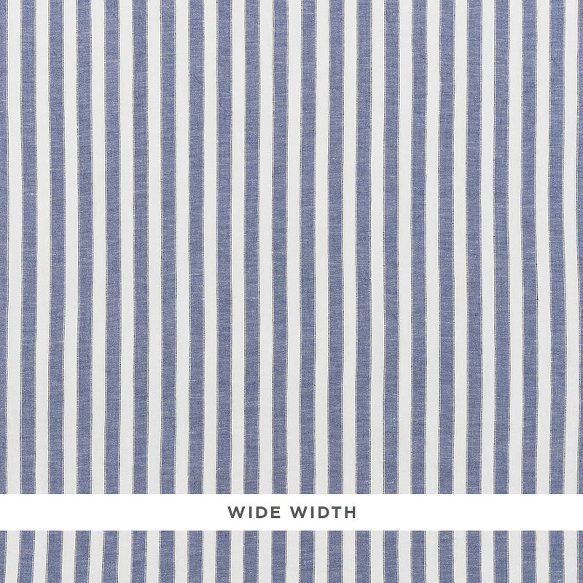 SCHUMACHER ESSENTIALS: SHEERS & CASEMENTS REGATTA LINEN STRIPE SHEER SHEERS & CASEMENTS SHEERS & CASEMENTS CHAMBRAY - 70030