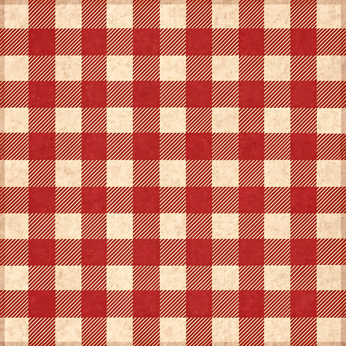 Buffalo Plaid Christmas Pattern 3 Quilting Cotton Fabric