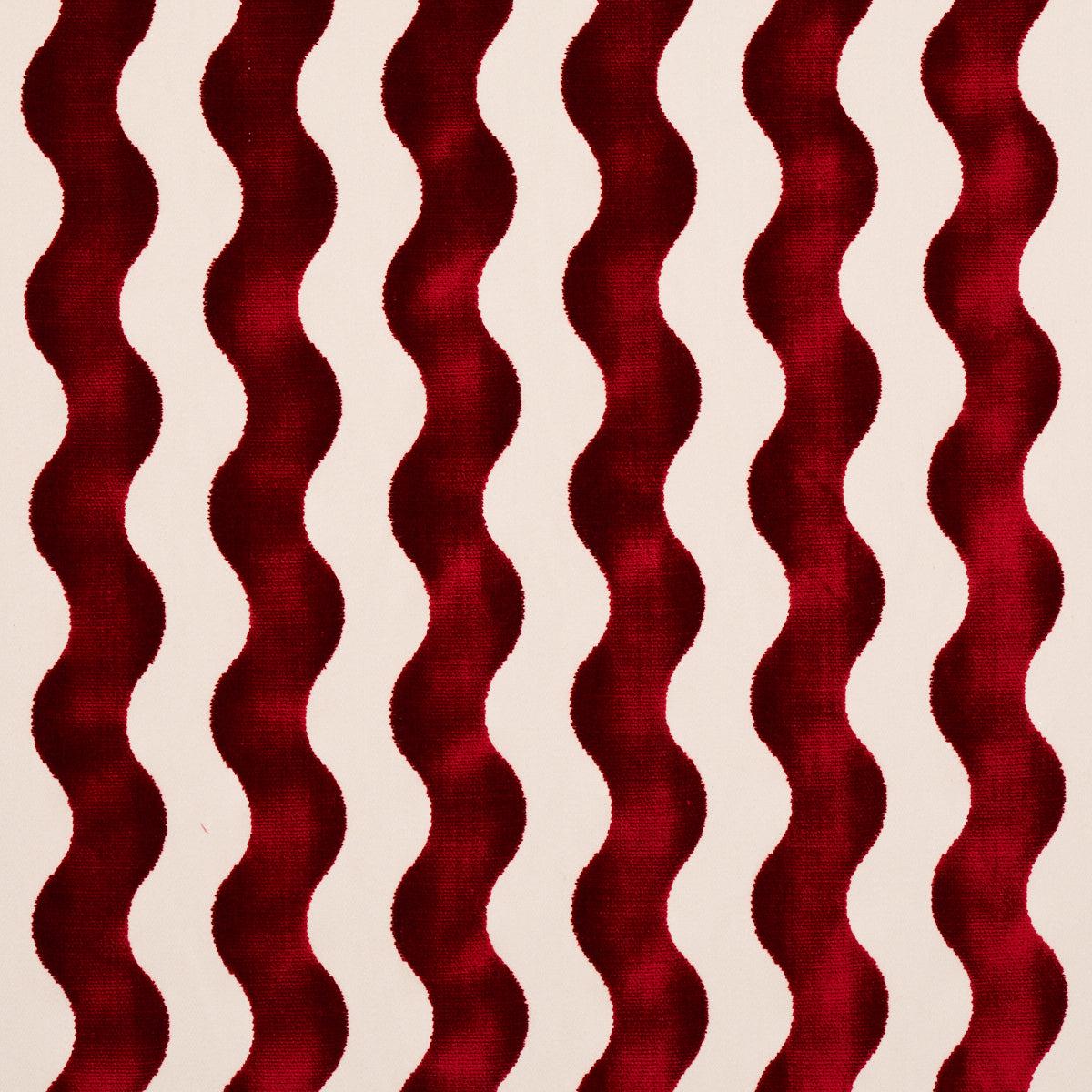 SCHUMACHER MILES REDD THE WAVE VELVET VELVETS,CUT VELVET VELVETS,CUT VELVET RED - 69427