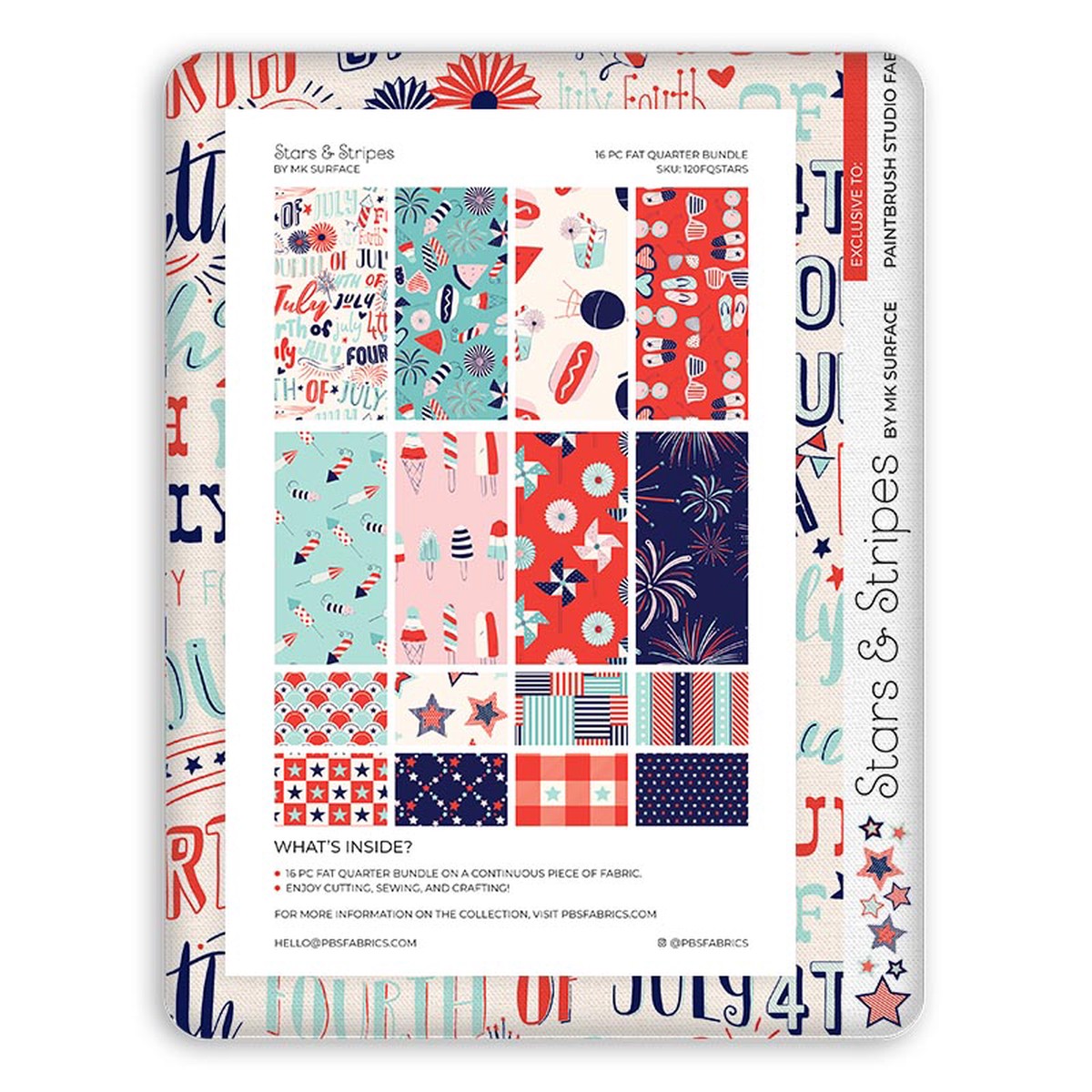 Stars & Stripes - Flat Fat Stack 16 PC