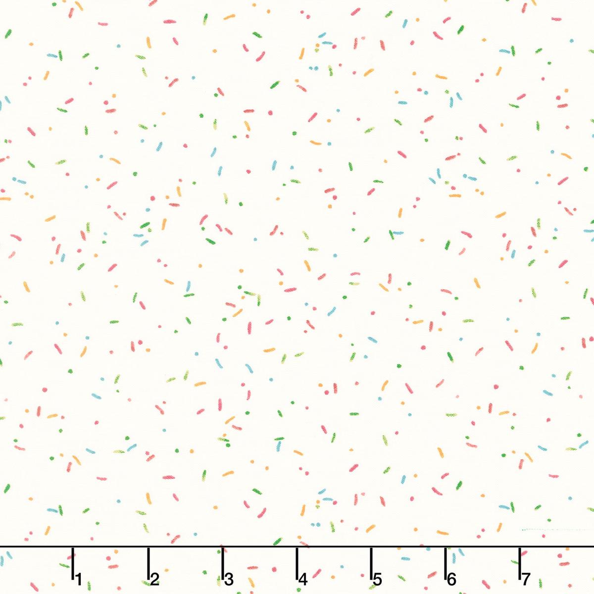 Sweet Little Pleasures - Sprinkles Cream Yardage
