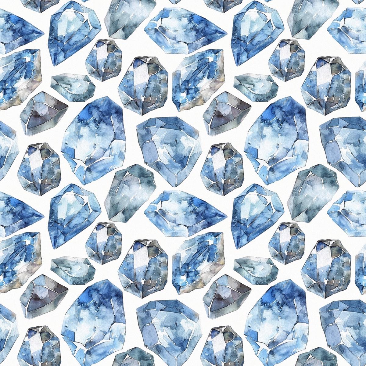 Diamond Gemstones Pattern 9 Quilting Cotton Fabric