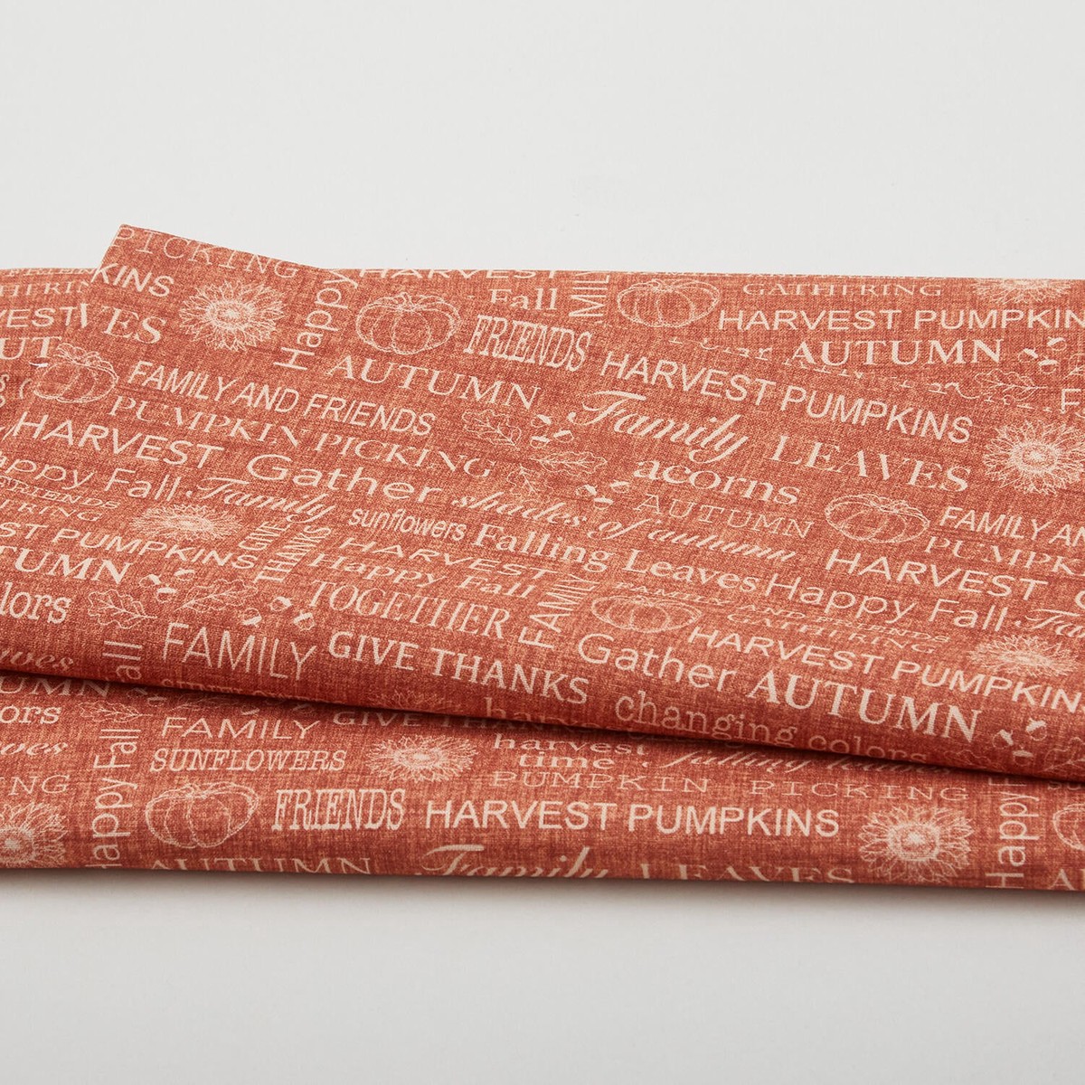 Harvest Farm - Rustic Autumn Sentiments Rust 2 Yard Cut