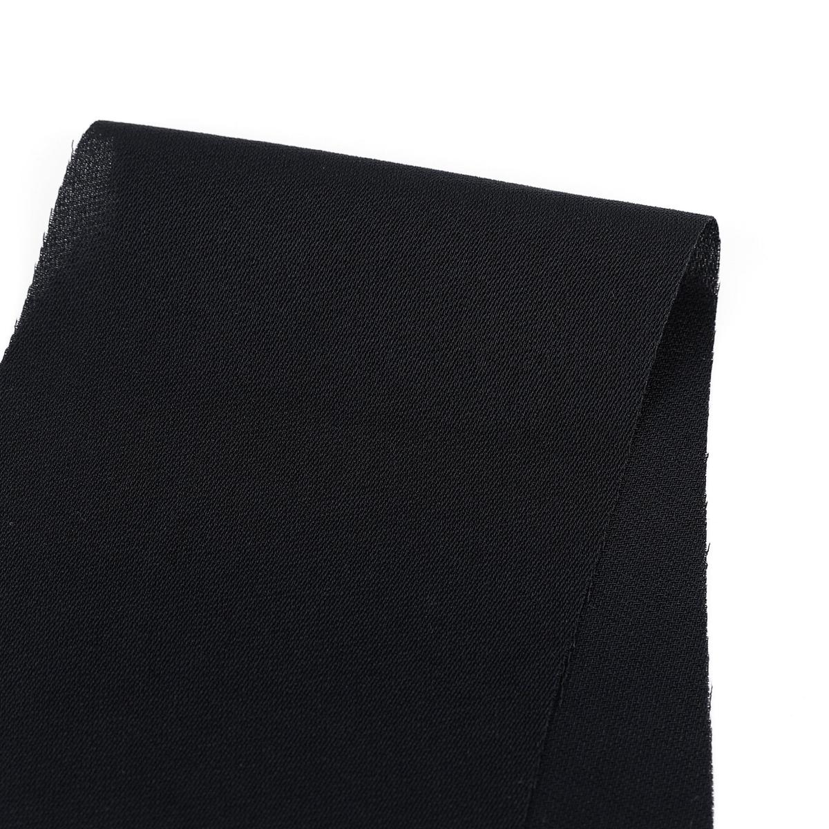 Triacetate Blend Twill - Black (2nd Grade)