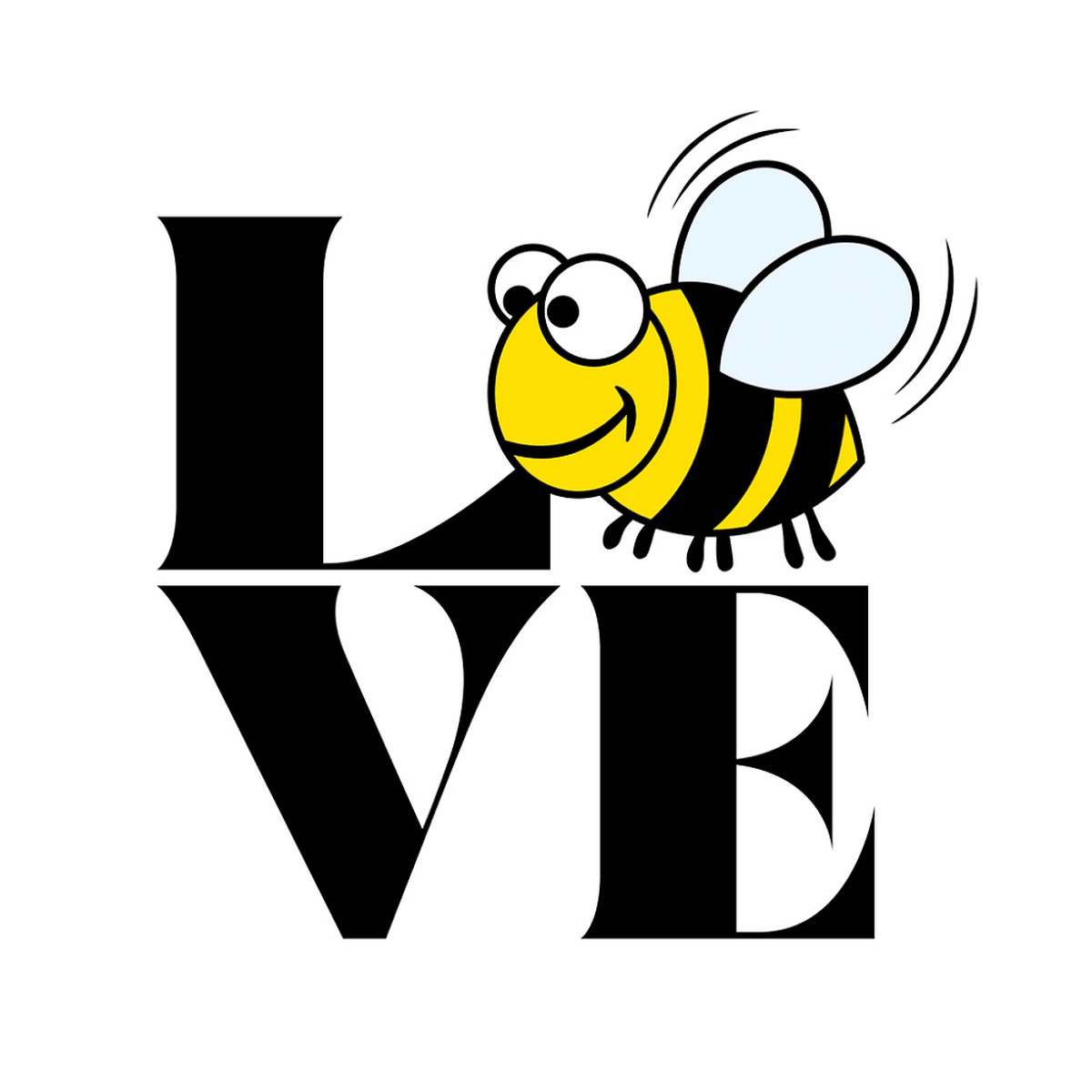 Bee Love Fabric Panel