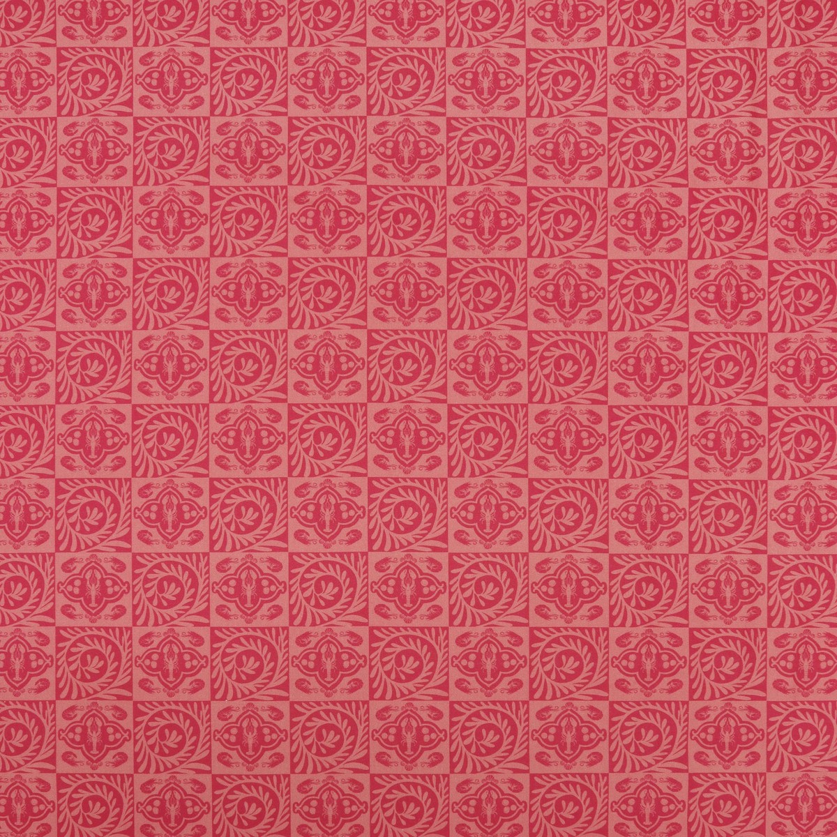 Costeira Fabric Collection - Azulejos Rosados