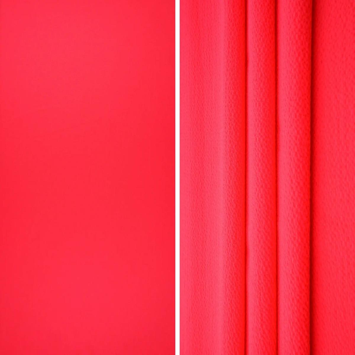 Crepe Bubble Solid Woven Fabric - CRP3324 - N.CORAL