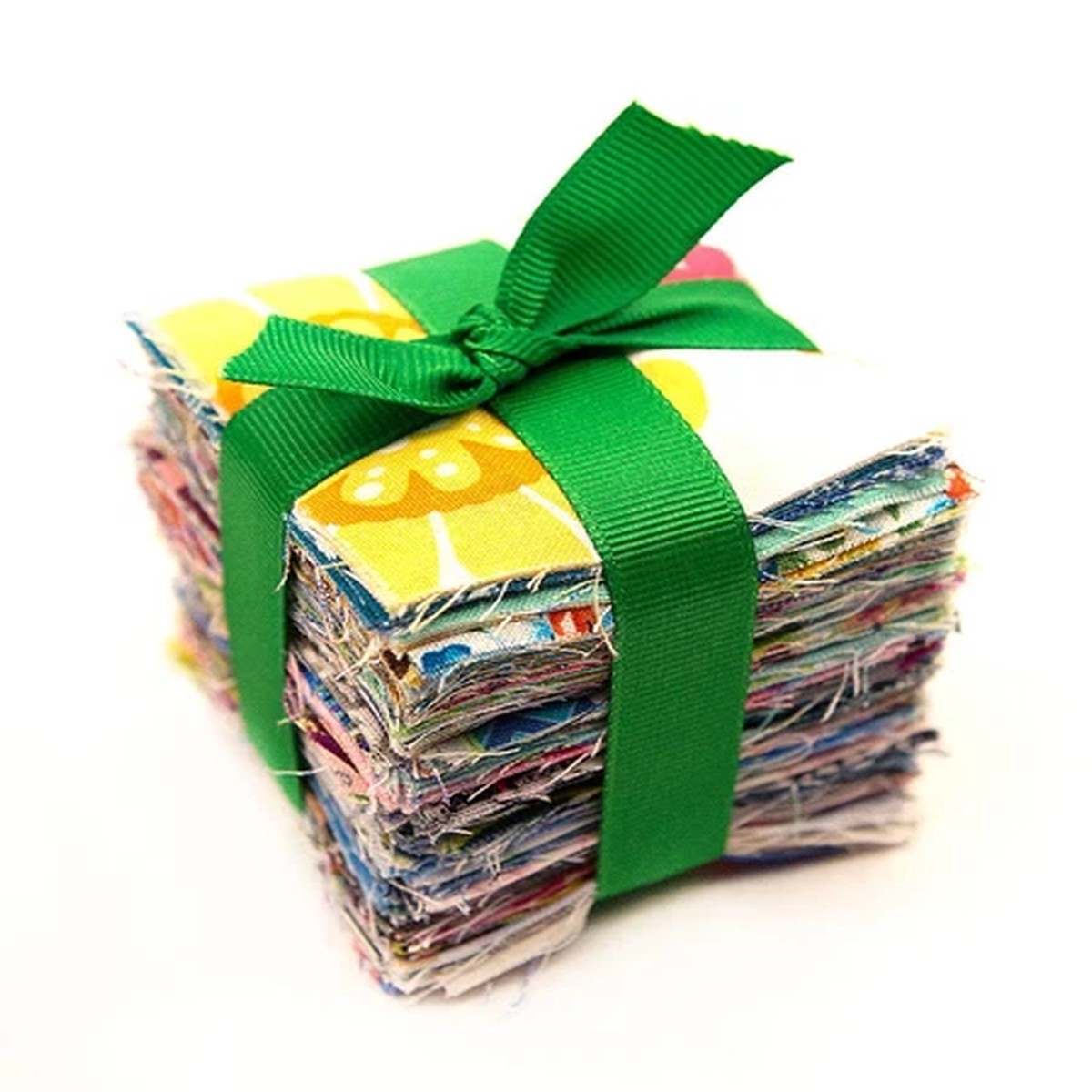 200 Assorted pre cut charm pack 2.5" squares 100% cotton fabric quilt scraps