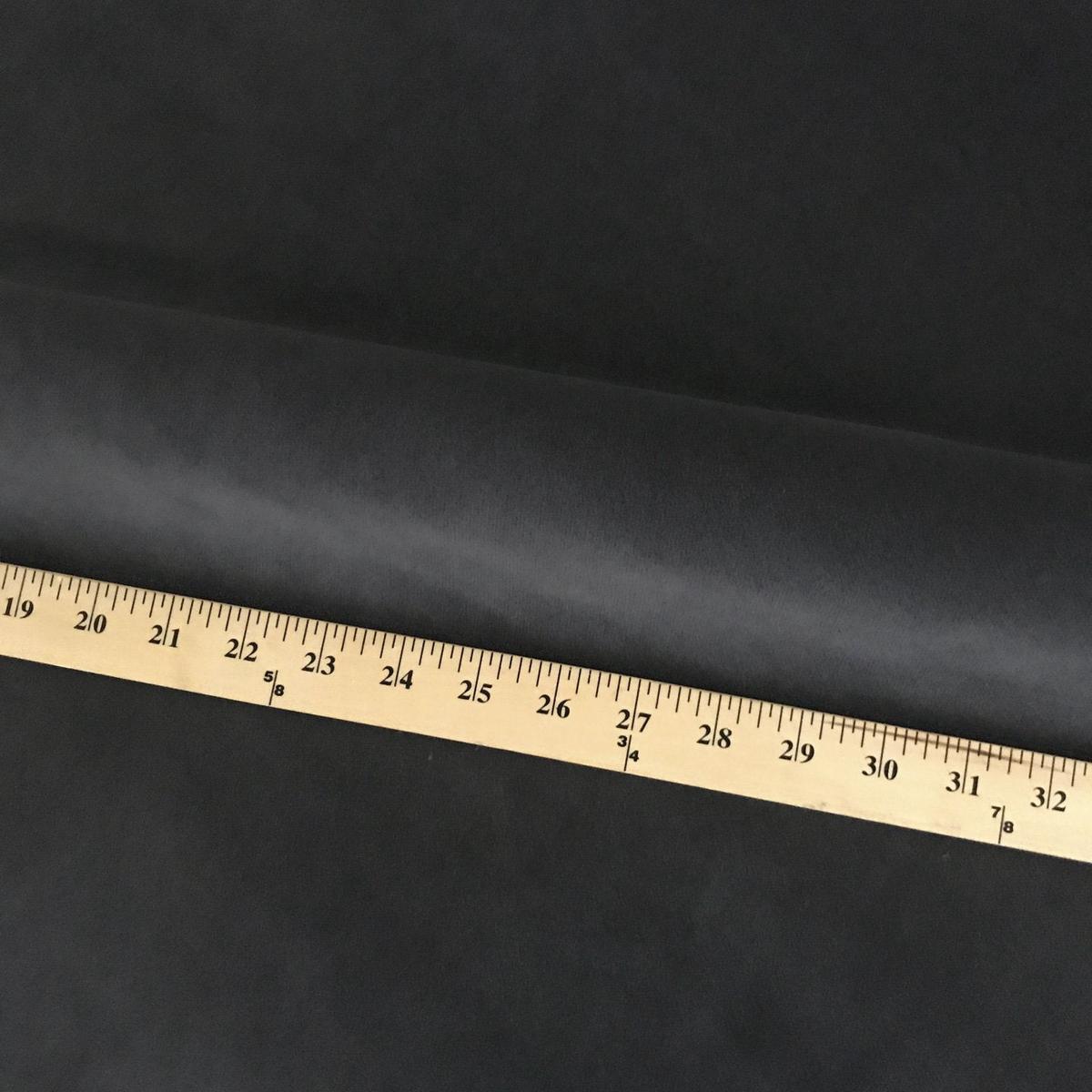 Charcoal Woven Pile Velvet Luxury Upholstery Fabric - 44"