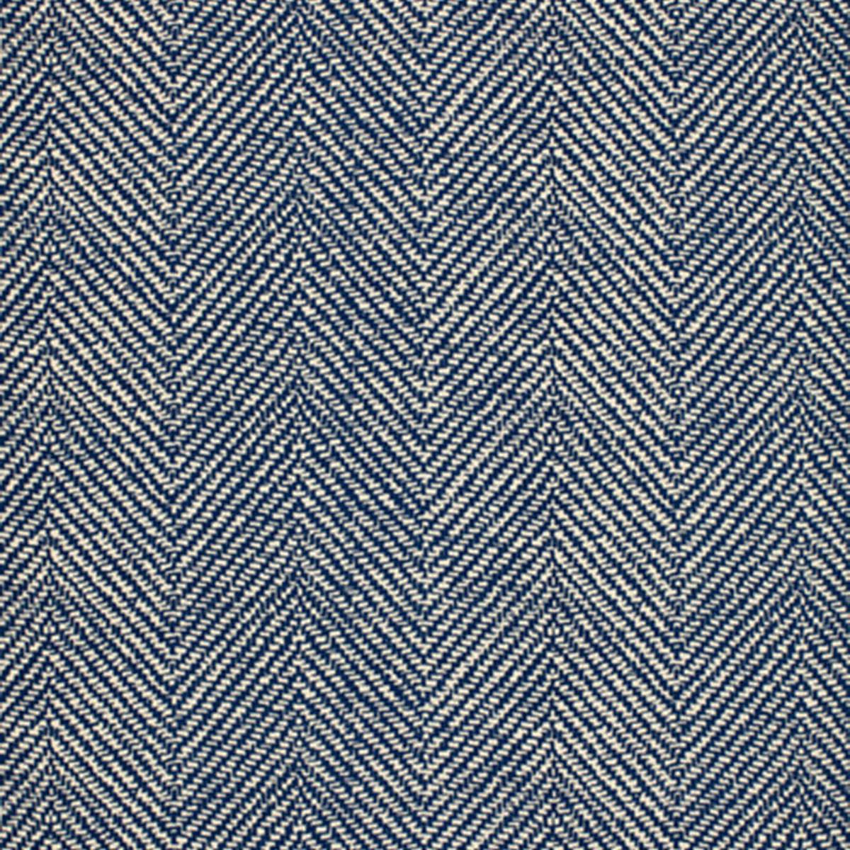 Chevron D Ete Indoor Outdoor Blue Fabric