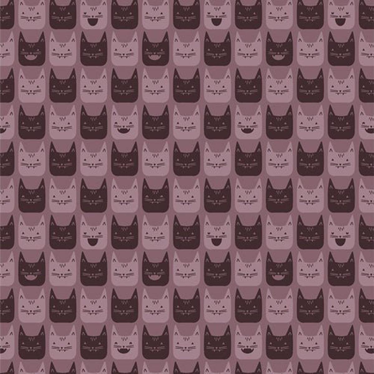 Midnight Meows Ghostly Haunted for Art Gallery Fabrics - (14 yard)