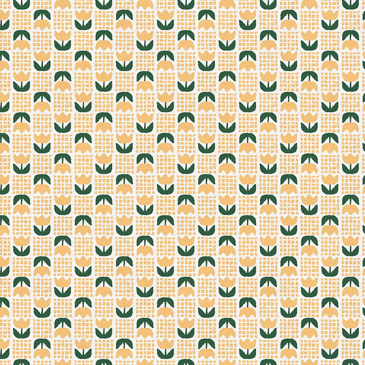 Tulip Grid - Yellow - Quilting Cotton Wide - 18 Yard