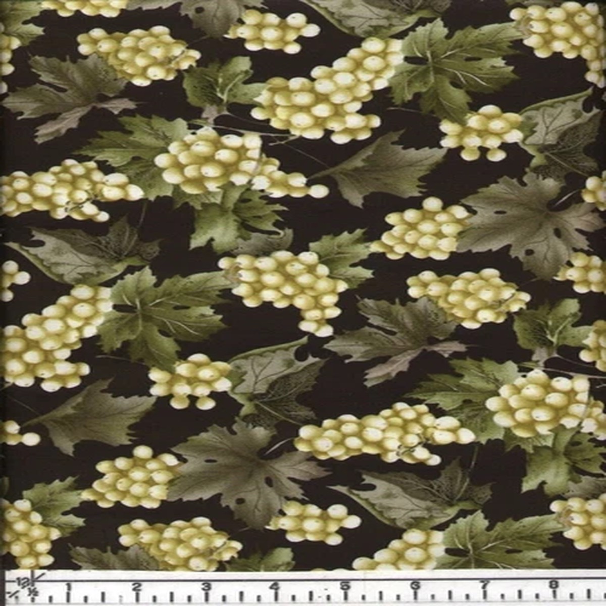 Chardonnay Grapes Quilt Fabric - Half Yard