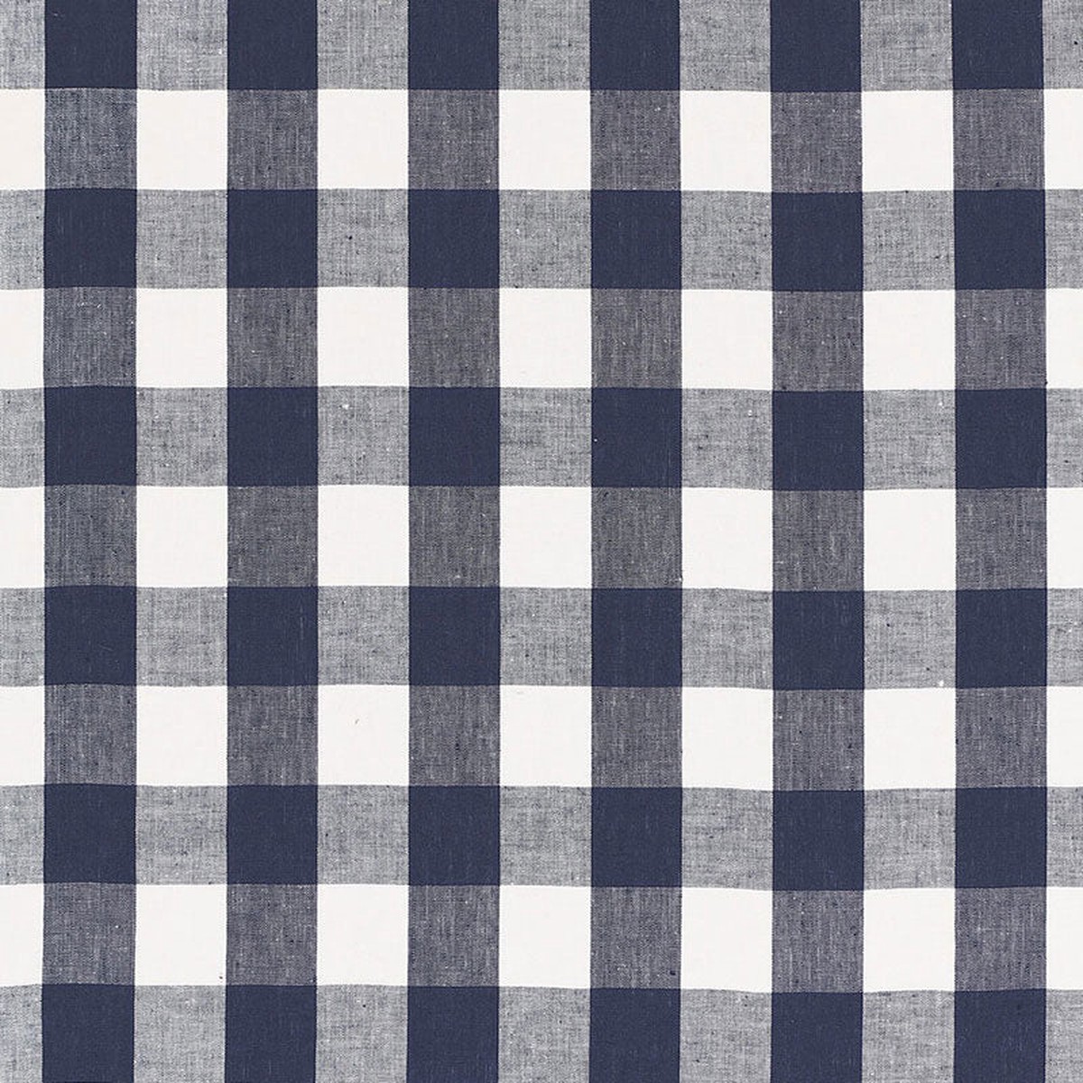 Key West Check Navy Fabric