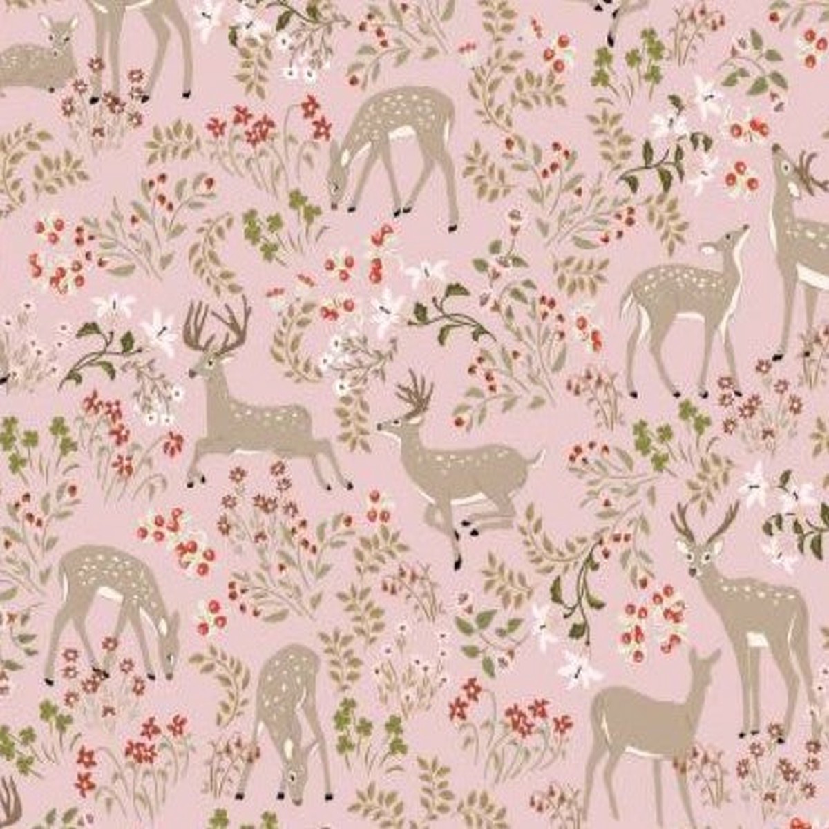 Poppie Cotton - My Darling Deer - Blush - Darling DD25982