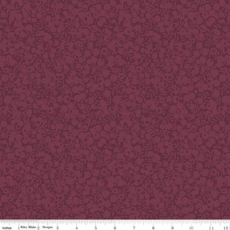 Fabric Riley Blake Blackcurrant Wiltshire Shadow by the Quarter Yard 01666527A