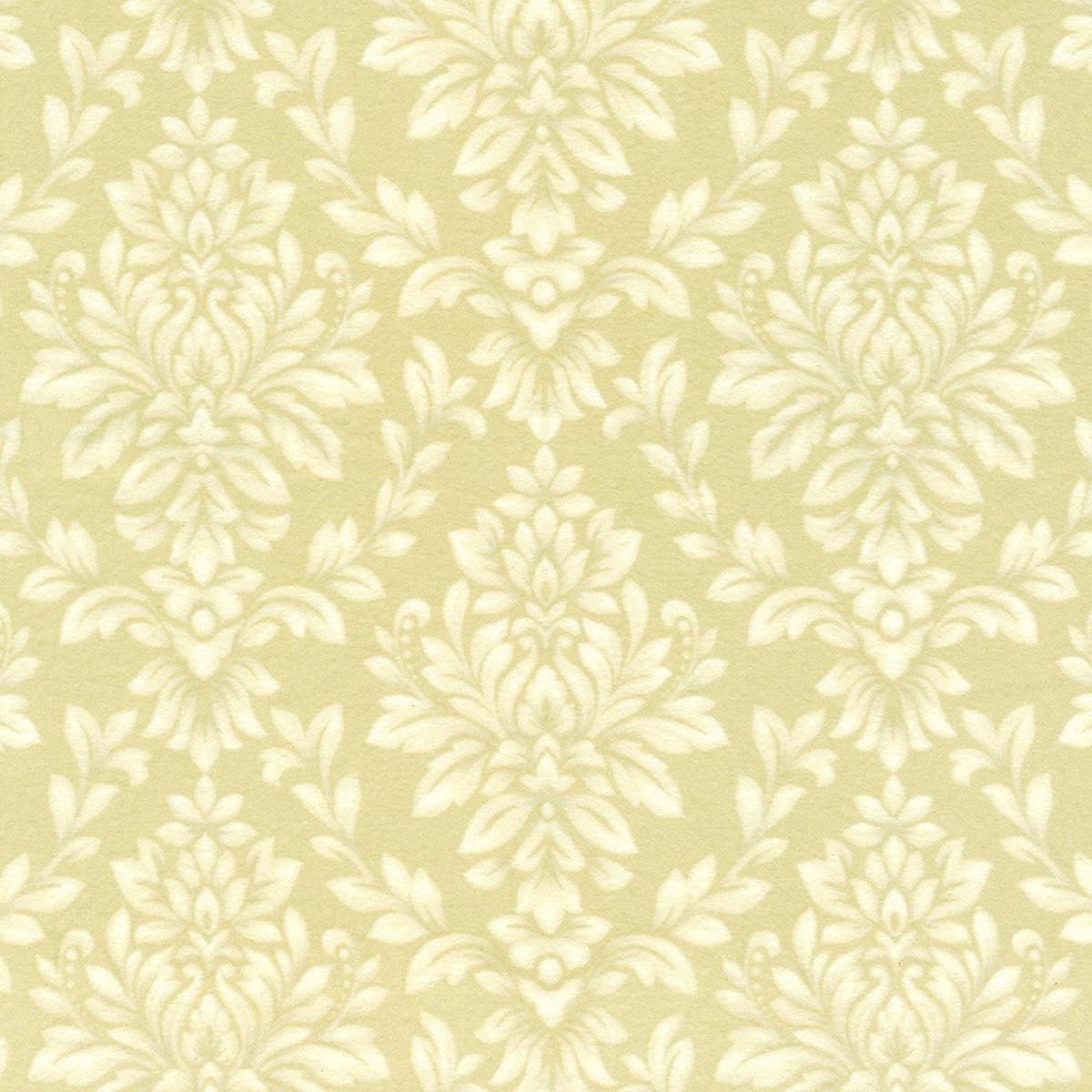 Robert Kaufman - CREAM from Bouquet of Roses Flannel
