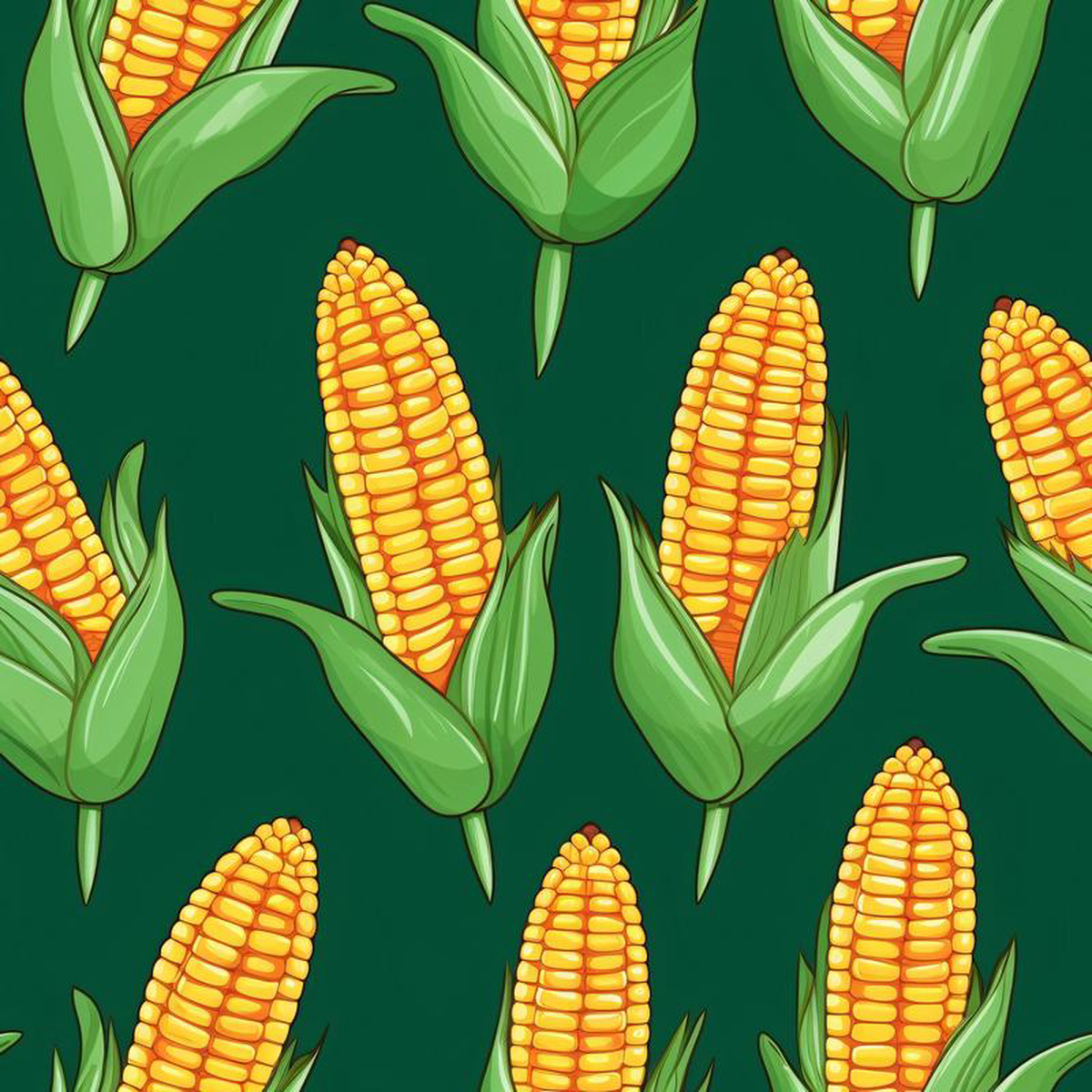 Sweet Corn Pattern 5 Quilting Cotton Fabric