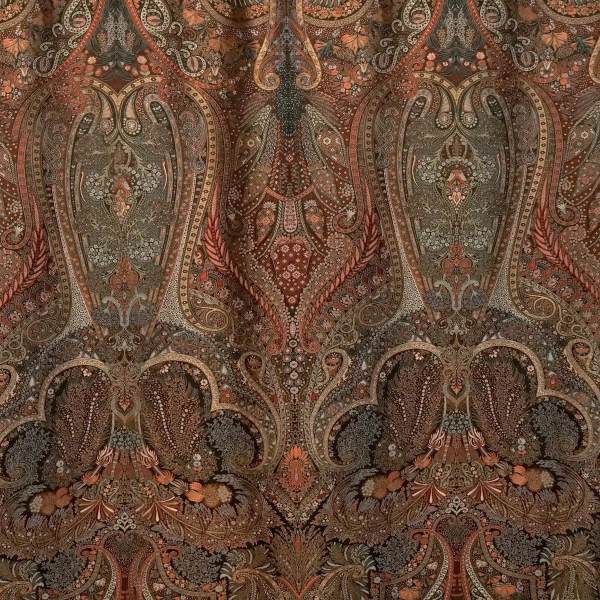 SCALAMANDRE LIVONIA FABRIC BLACK MULTI - SB 00027811 NEW SKU # SB78110002