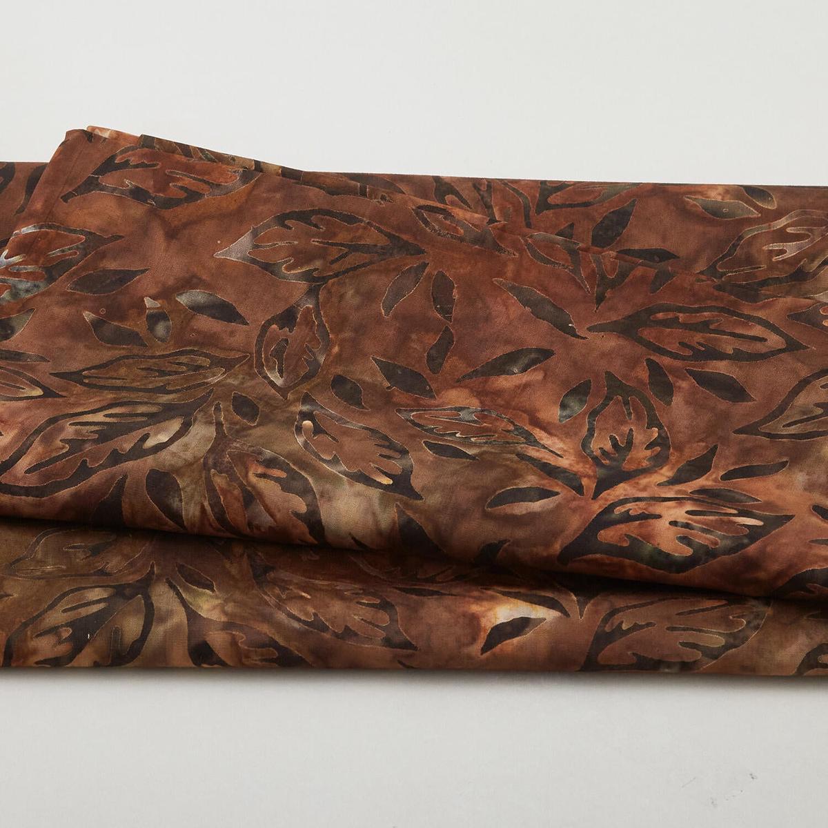 Autumn Skies Batiks Favorites - Earth Flowing Leaves 2 Yard Cut