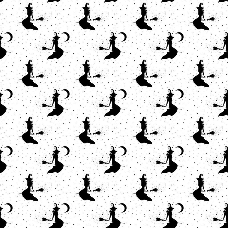 Elegant Halloween Pattern 15 Quilting Cotton Fabric