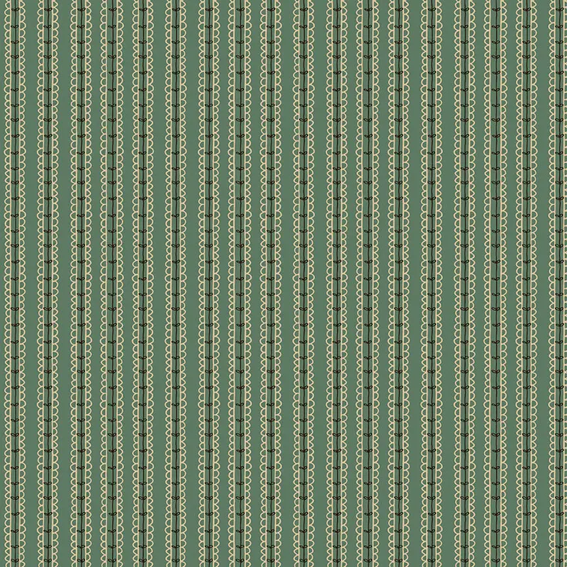Riley Blake Morning Latte Stripes Green C16927-GREEN Fabric Yardage