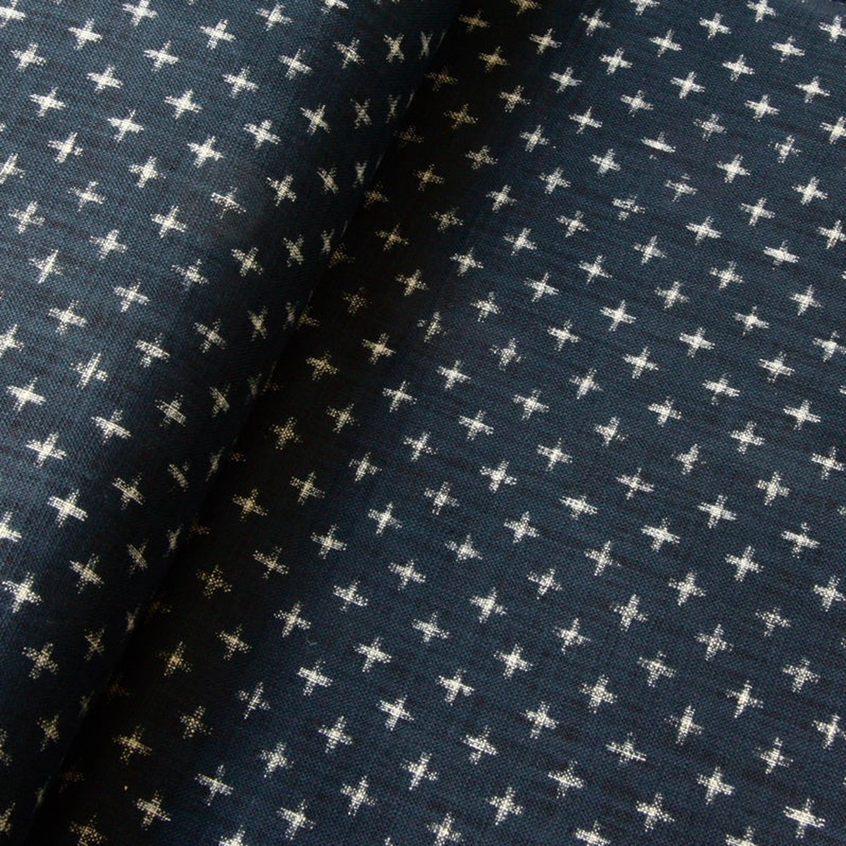 Japanese Indigo Print - Crosses