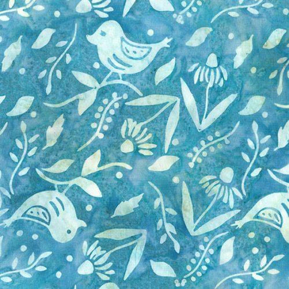 Misty Mornings - Bird Teal Cerulean