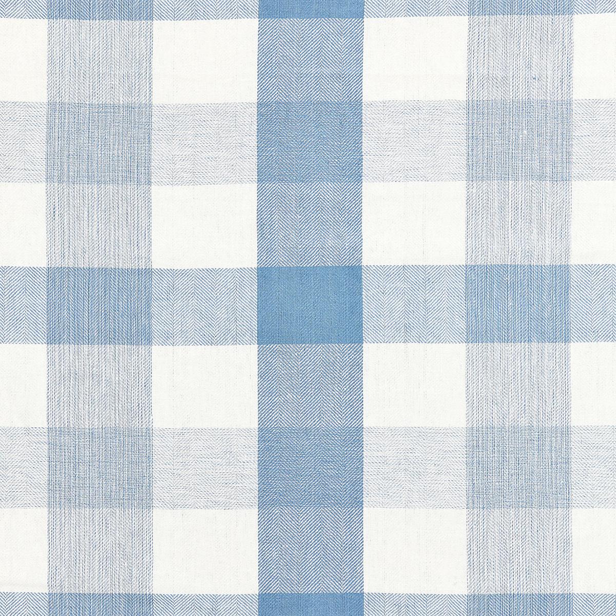 Westport Linen Plaid - Sky by Scalamandre Fabric