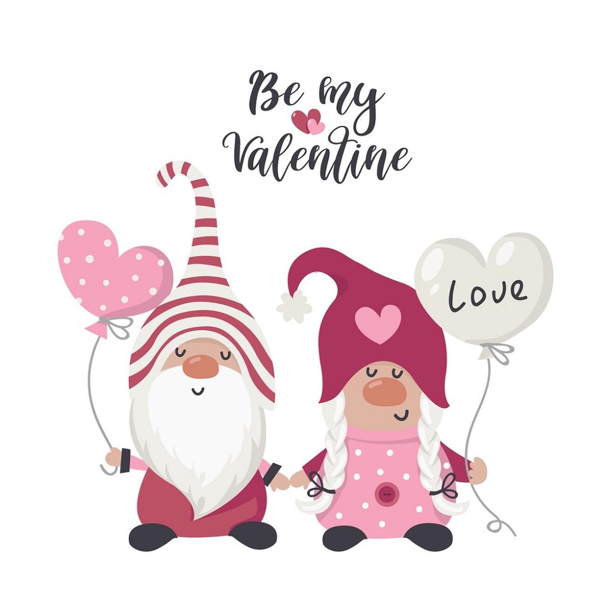 A Love Like Gnome Other Fabric Panel - White