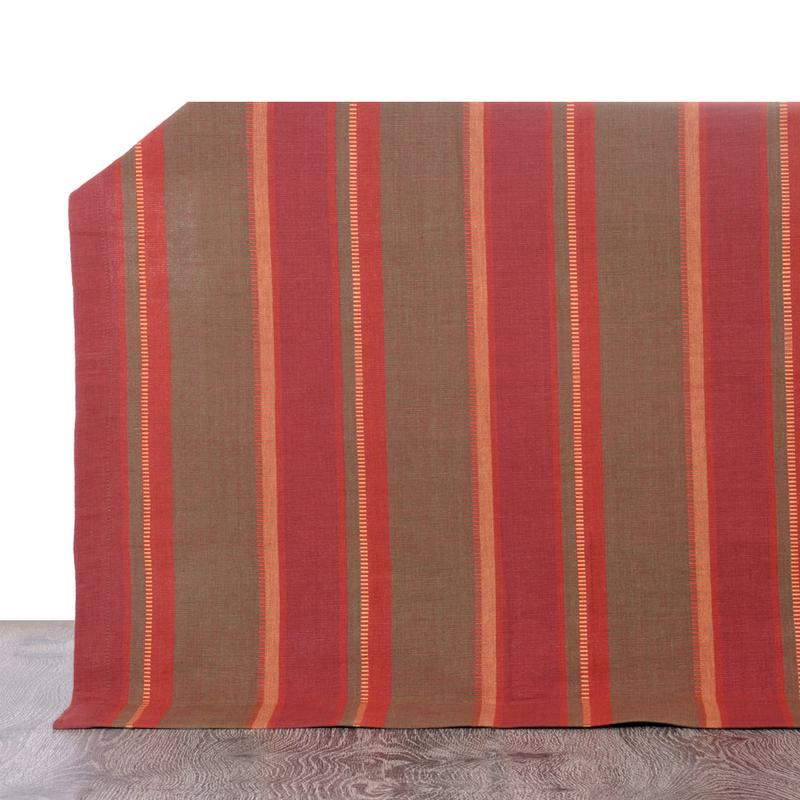 'Quick Willow' Fabric by the Metre (Red/ Green)