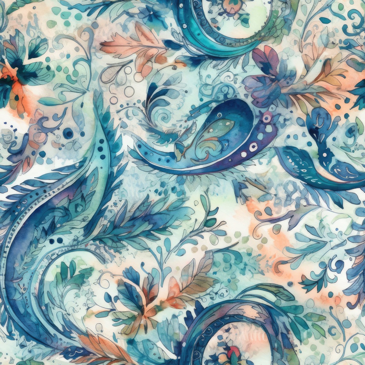 Liquid Harmony Pattern 1 Quilting Cotton Fabric