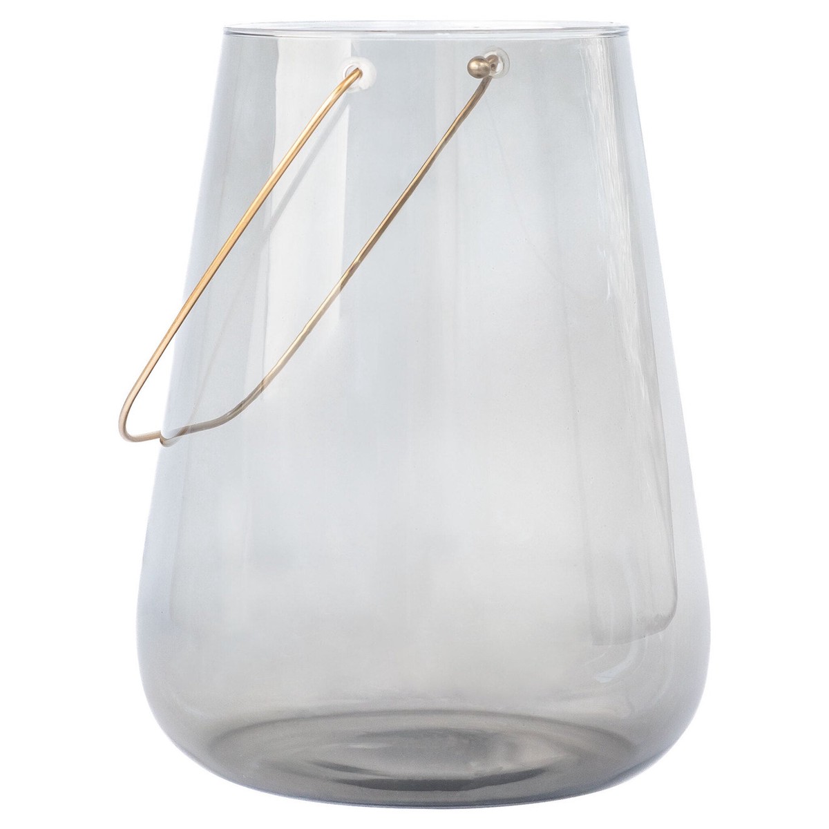 Tall Water Drop Hurricane Designed by Thom Filicia in Smoked by Cyan Design