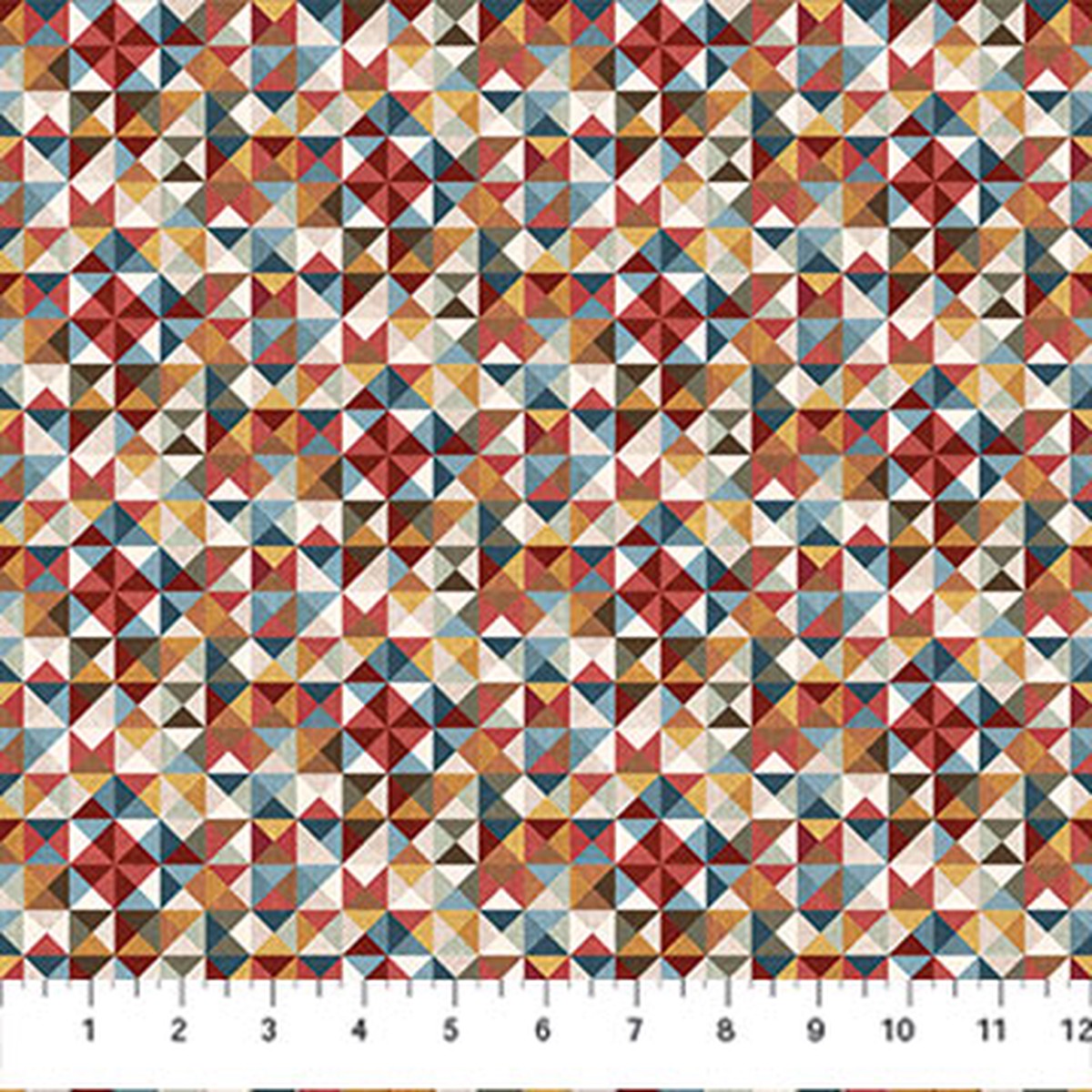 Barn Quilts DP27318-12 Beige Multi