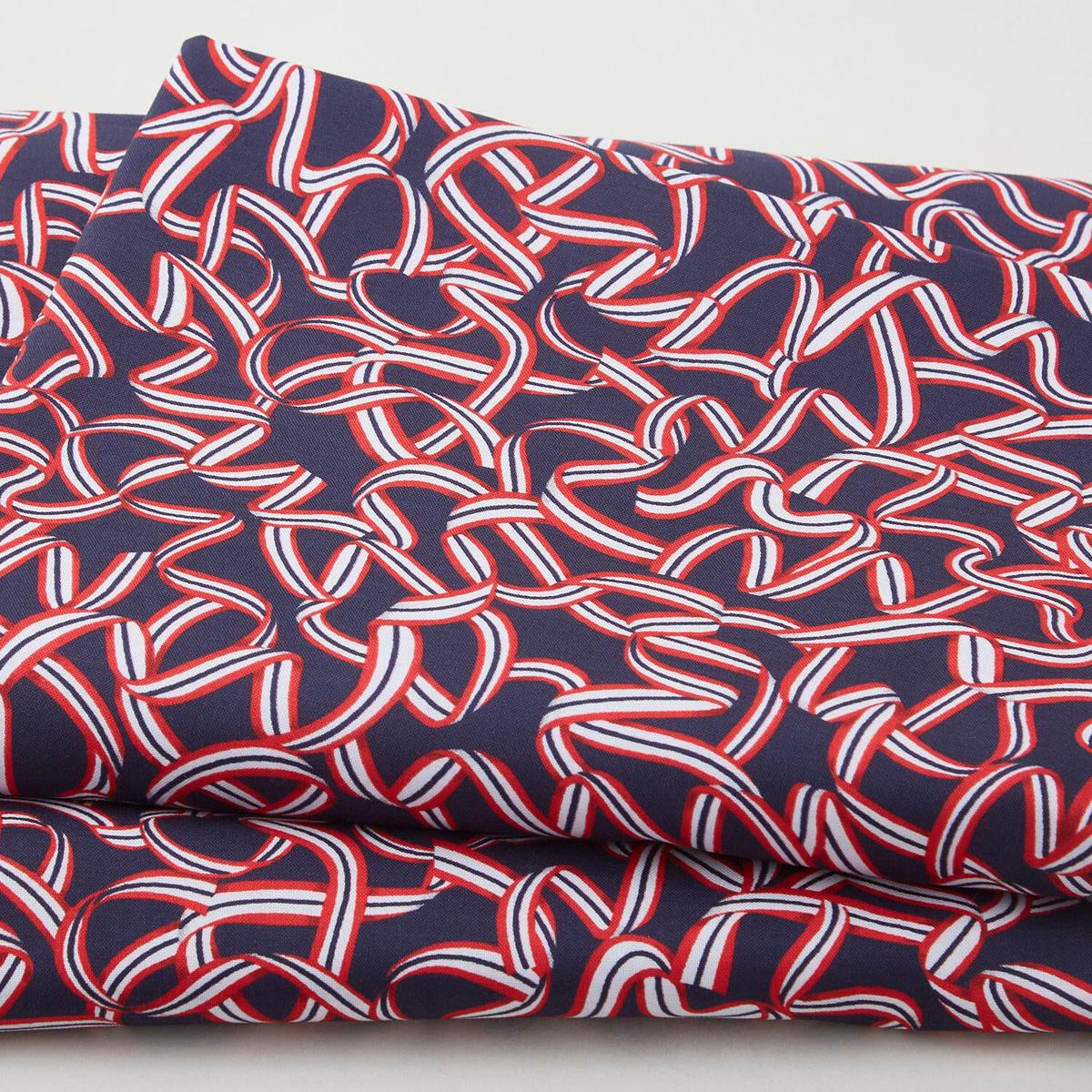 Red White and Starry Blue Too 108" - Patriotic Ribbon Patriotic 3 Yard Cut