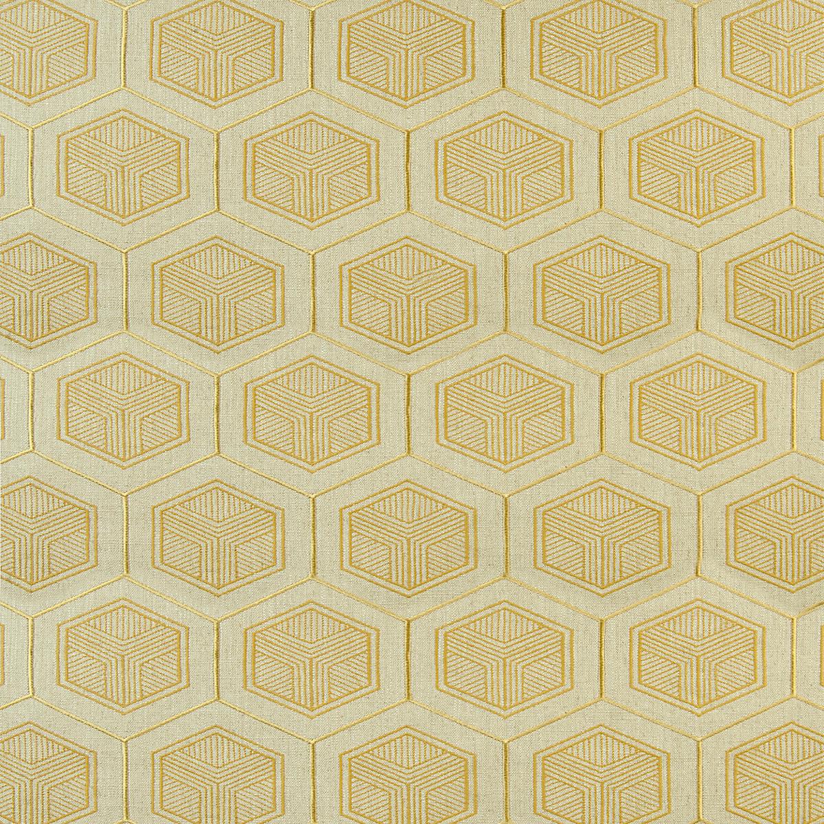 Hexaddiction - Sahara Sun by Scalamandre Fabric