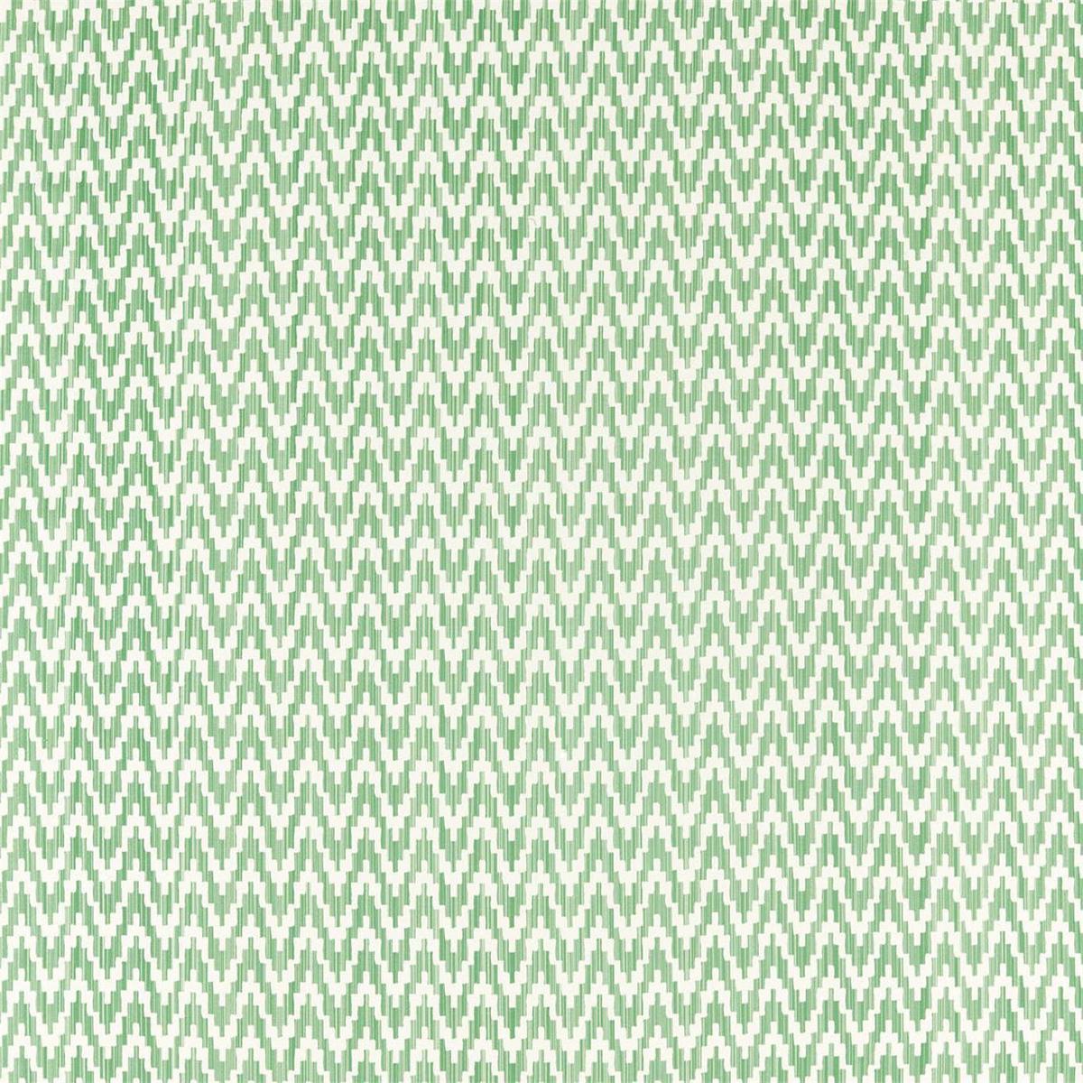 SANDERSON Fenne Fabric Abstract , Graphic Botanical Green - DLNC236809