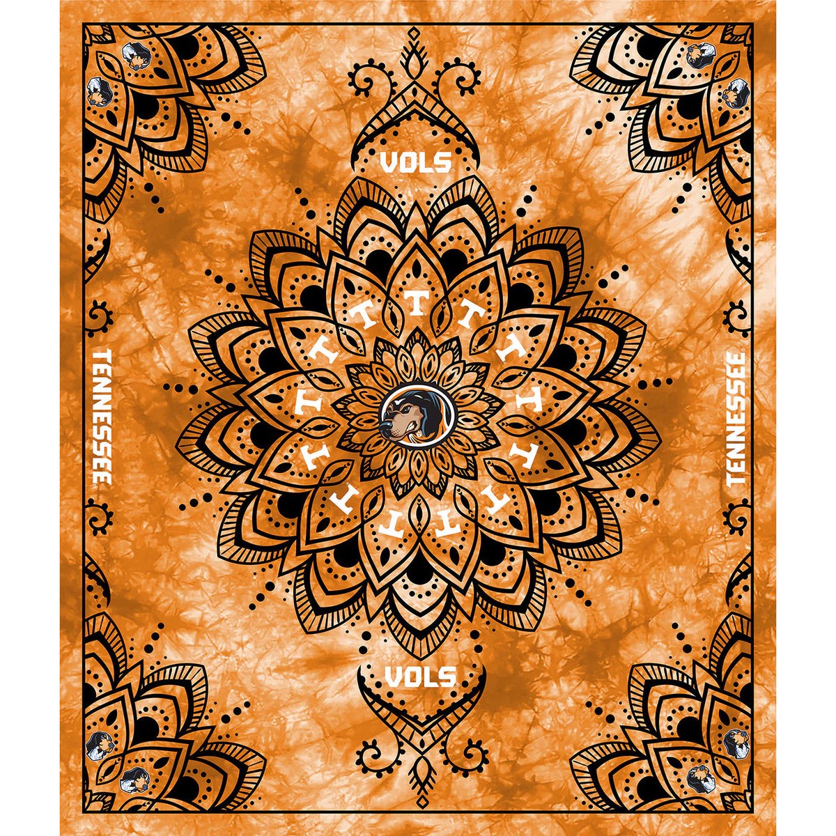 Tennessee Vols NCAA Collegiate Minky Tapestry Panel