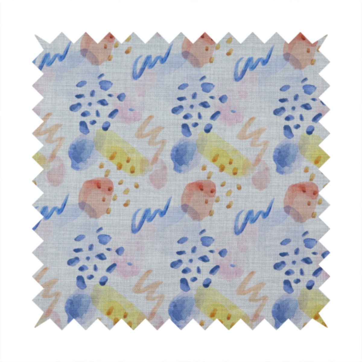 Abstract Sketchbook Blooms Upholstery Fabric DP-272