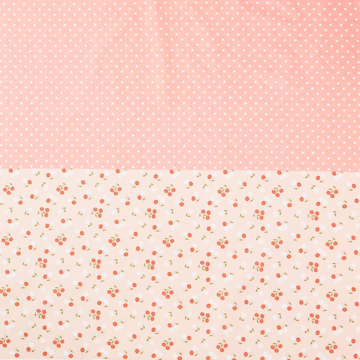 Celebrating 50 Years of Moda - Four In One Blender Print Pink Yardage